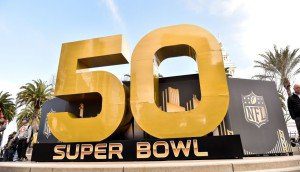 SAN FRANCISCO, CA - FEBRUARY 04: Super Bowl 50 signage is displayed around Super Bowl City on February 4, 2016 in San Francisco, California. Mike Windle/Getty Images/AFP