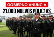 Gobierno anuncia 21.000 nuevos policías, pero omite salida de 10.000 durante su gestión