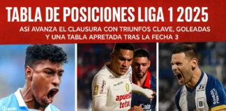 Tabla de posiciones Liga 1 2025: así avanza el Clausura con triunfos clave, goleadas y un resultado apretado tras la fecha 3