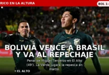 Histórico en la altura: Bolivia vence 1–0 a Brasil y va al repechaje (VIDEO)