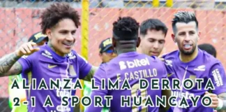 Alianza Lima derrota 2–1 a Sport Huancayo y sostiene su aspiración al título; video, goles y resumen
