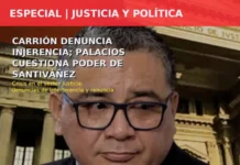 Carrión denuncia injerencia; Palacios cuestiona poder de Santiváñez tras renuncia