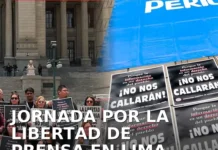 Jornada por la libertad de prensa: periodistas exigen garantías y denuncian agresiones en Lima