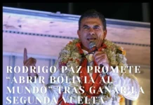 Rodrigo Paz promete “abrir Bolivia al mundo” tras ganar la segunda vuelta