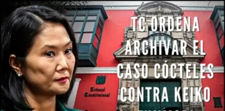 TC ordena archivar el caso Cócteles contra Keiko Fujimori
