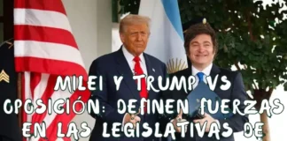 Milei y Trump vs oposición: definen fuerzas en las legislativas de Argentina