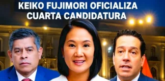 Keiko Fujimori oficializa su cuarta candidatura: Galarreta y Miki Torres integran su plancha