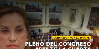 Pleno del Congreso admite la cuarta vacancia contra Dina Boluarte y aprueba cita a la mandataria hoy a las 11:30 p. m.