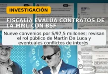 Fiscalía evalúa denuncia por contratos de la MML con Boies Schiller Flexner