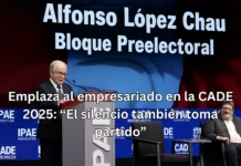 Alfonso López Chau emplaza al empresariado en la CADE 2025: “El silencio también toma partido”