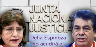 Delia Espinoza no acudirá al Ministerio Público pese a orden judicial de reposición