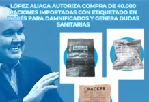 López Aliaga autoriza compra de 40.000 raciones importadas con etiquetado en inglés para damnificados y genera dudas sanitarias