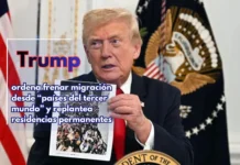 Trump ordena frenar migración desde “países del tercer mundo” y replantea residencias permanentes