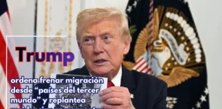 Trump ordena frenar migración desde “países del tercer mundo” y replantea residencias permanentes