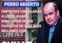 PERRO MUERTO: Empresas vinculadas a López Aliaga mantienen deuda coactiva de casi S/ 20 millones con Sunat