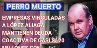 PERRO MUERTO: Empresas vinculadas a López Aliaga mantienen deuda coactiva de casi S/ 20 millones con Sunat