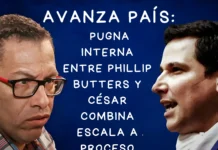 Avanza País: pugna interna entre Phillip Butters y César Combina escala a proceso disciplinario