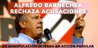 Alfredo Barnechea rechaza acusaciones de manipulación interna en Acción Popular y afirma que “carecen de todo sustento”