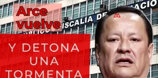 Arce vuelve y detona una tormenta en la Fiscalía