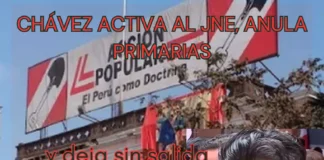 Chávez activa al JNE, anula primarias y deja sin salida electoral a Acción Popular