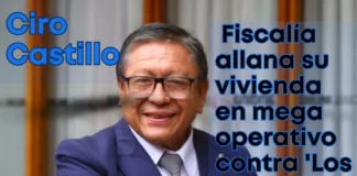 Ciro Castillo: Fiscalía allana su vivienda en megaoperativo contra ‘Los Socios del Callao’