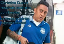 Cueva rescinde contrato con Emelec en medio de cuestionamientos deportivos