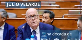 Julio Velarde: “Una década de inestabilidad política redujo el crecimiento de 6% a poco más de 2%”