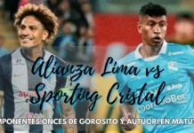 Alineaciones confirmadas para el decisivo Alianza Lima vs. Sporting Cristal en Matute