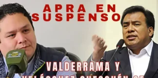 APRA en suspenso: Valderrama y Velásquez Quesquén se disputan voto a voto la candidatura presidencial