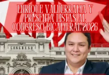 APRA oficializa candidatura de Enrique Valderrama y presenta listas al Congreso bicameral 2026