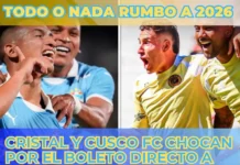 Todo o nada rumbo a 2026: Cristal y Cusco FC chocan por el boleto directo a la Libertadores