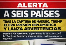 A seis países: Tras la captura de Maduro, Trump eleva presión diplomática y lanza advertencias