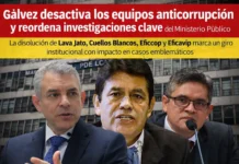 Tomás Gálvez oficializa la desactivación de los Equipos Especiales Lava Jato y Cuellos Blancos