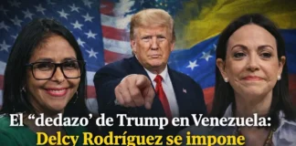 El “dedazo” de Trump en Venezuela: Delcy Rodríguez se impone sobre María Corina Machado