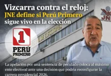 **Vizcarra contra el reloj: JNE define si Perú Primero sigue vivo en la elección