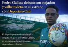 Pedro Gallese debutó con atajadón y valla invicta en su estreno con Deportivo Cali (VIDEO)