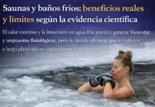 Saunas y baños fríos: beneficios reales y límites según la evidencia científica