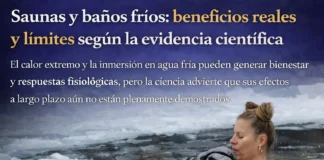Saunas y baños fríos: beneficios reales y límites según la evidencia científica