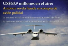 **US$63,9 millones en el aire: Antonov revela fraude en compra de avión policial