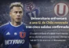 Universitario enfrentará a una U. de Chile renovada tras cinco salidas confirmadas