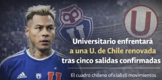 Universitario enfrentará a una U. de Chile renovada tras cinco salidas confirmadas