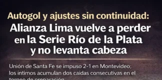 Autogol y ajustes sin continuidad: Alianza Lima vuelve a perder en la Serie Río de la Plata y no levanta cabeza (VIDEO)
