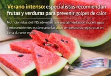 Verano intenso: especialistas recomiendan frutas y verduras para prevenir golpes de calor (VIDEO)