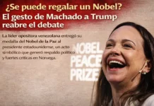 ¿Se puede regalar un Nobel? El gesto de Machado a Trump reabre el debate