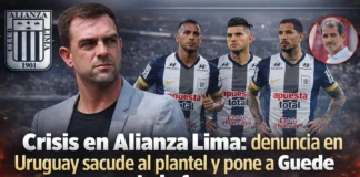 Crisis en Alianza Lima: denuncia en Uruguay sacude al plantel y pone a Guede bajo foco