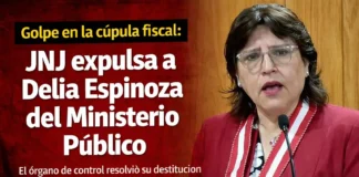 Golpe en la cúpula fiscal: JNJ expulsa a Delia Espinoza del Ministerio Público