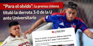 “Para el olvido”: la prensa chilena tituló la derrota 3-0 de la U ante Universitario (VIDEO)