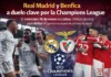 Real Madrid visita a Benfica en un duelo clave por la Champions League