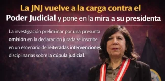 La JNJ vuelve a la carga contra el Poder Judicial y pone en la mira a su presidenta