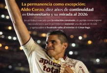 La permanencia como excepción: Aldo Corzo, diez años de continuidad en Universitario y su mirada al 2026